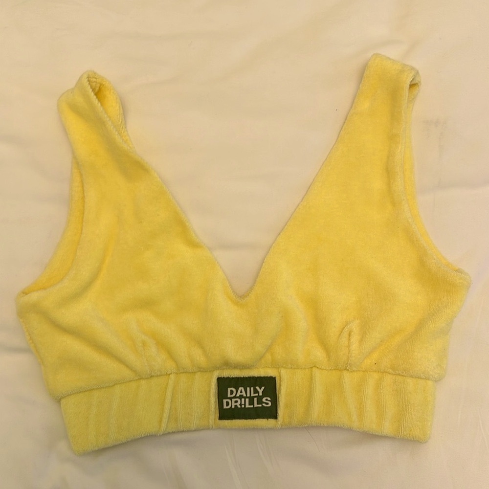 Daily Drills terry sports bra